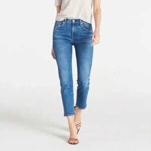 CQY Friend Moment High-Rise Straight Leg Jeans